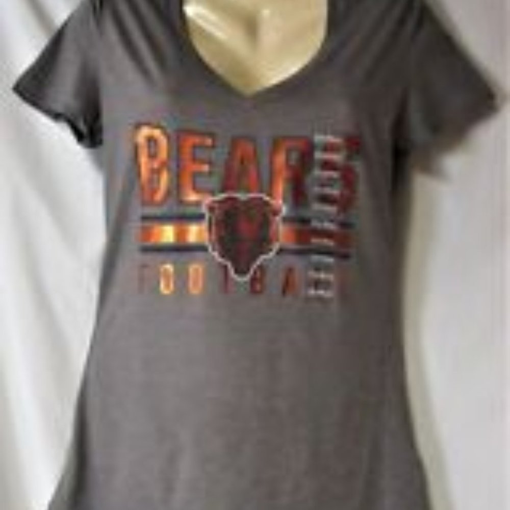 Women's Chicago Bears Gray T Shirt Size Medium NWT
